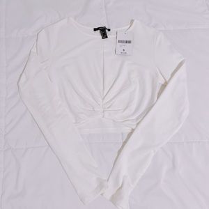 Forever 21 White Longsleeve